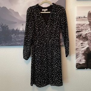 Black and white dress from Loft